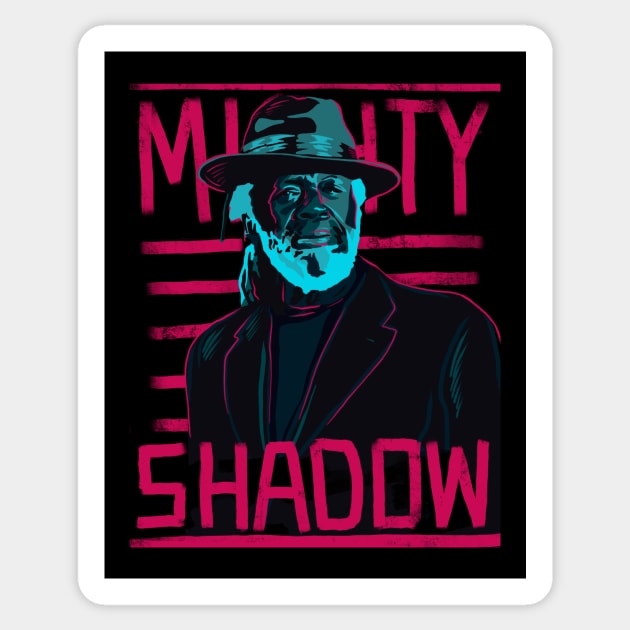 Shadow Sticker by nicholashugginsdesign